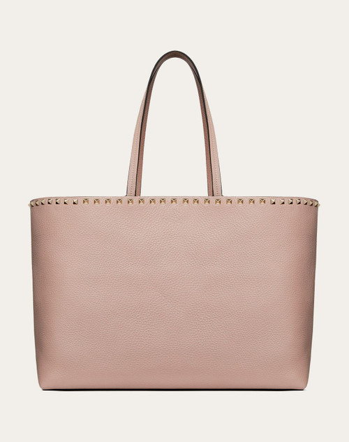 VALENTINO  Rockstud Grainy Calfskin Tote Bag
