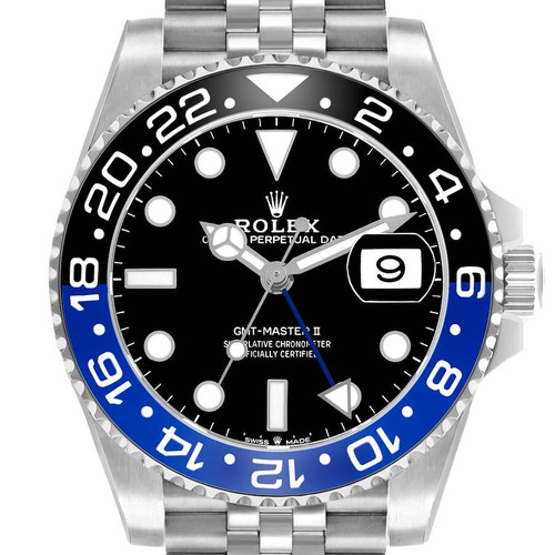 ROLEX Gmt Master Ii Batgirl Bezel Steel Automatic Mens Watch 126710 Image 1