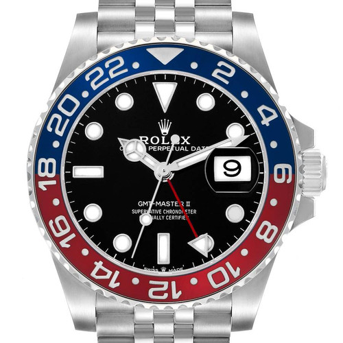 ROLEX Gmt Master Ii Blue Red Pepsi Bezel Mens Automatic Watch 126710 Image 1