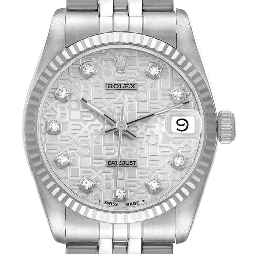 ROLEX Datejust 31 Midsize Anniversary Diamond Dial Ladies Watch 68274 Image 1