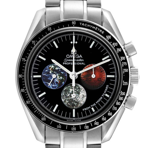 OMEGA Speedmaster Limited Edition Moon To Mars Steel Mens Watch 3577.50.00 Image 1