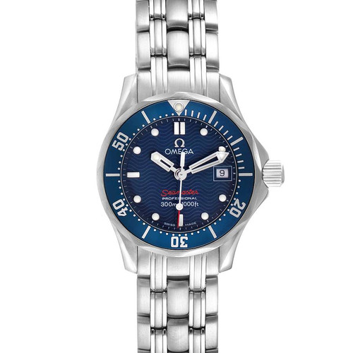 OMEGA Seamaster Diver 300M 28Mm Blue Dial Steel Ladies Watch 2224.80.00 Image 1