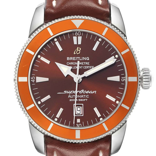 BREITLING Superocean Heritage 46 Steel Bronze Dial Mens Watch A17320 Image 1