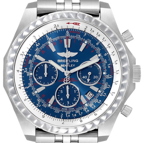 BREITLING Bentley Motors T Speed Mens Blue Dial Watch A25365 Image 1