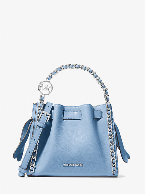 MICHAEL KORS Mina Small Chain Crossbody Bag LIGHT SKY Image 1