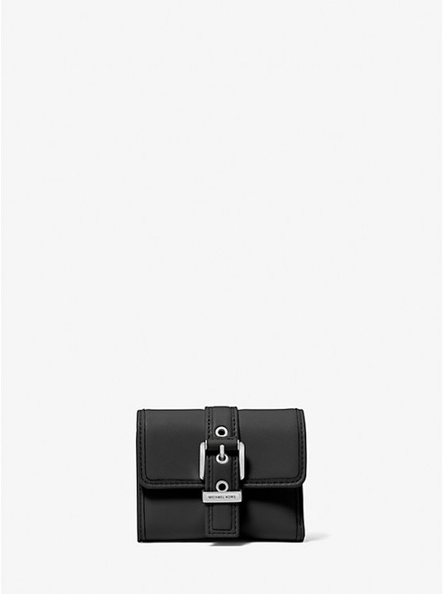 MICHAEL KORS Colby Small Leather Tri-Fold Wallet BLACK Image 1