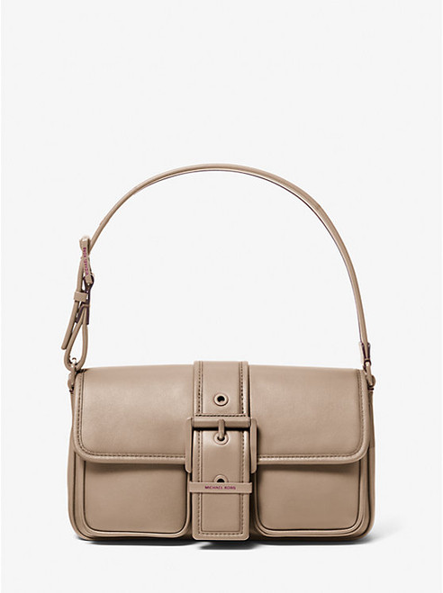 MICHAEL KORS Colby Medium Leather Shoulder Bag BIRCH Image 1