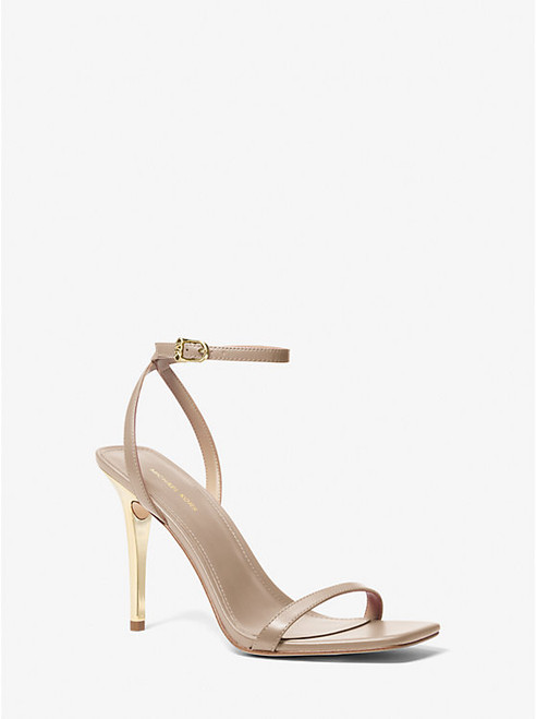 MICHAEL KORS Liana Leather Sandal BIRCH Image 1
