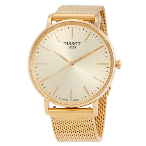 TISSOT  Everytime Quartz Champagne Dial Men's Watch