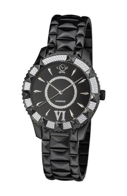 GV2 BY GEVRIL Women's GV2 Venice Diamond Bracelet Watch, 39mm