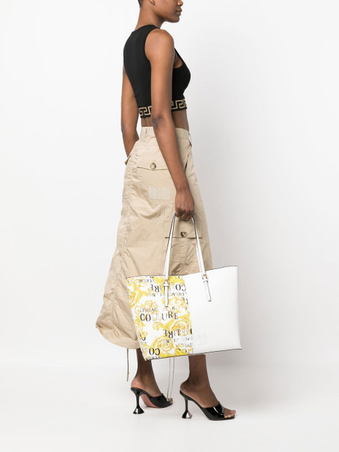 VERSACE JEANS COUTURE Graphic-print Tote Bag  ( Arriving In Delhi )