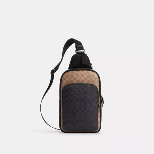 COACH Ethan Pack In Blocked Signature Canvas