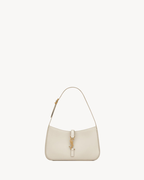 SAINT LAURENT LE 5 A 7 Hobo Bag - Blanc Vintage