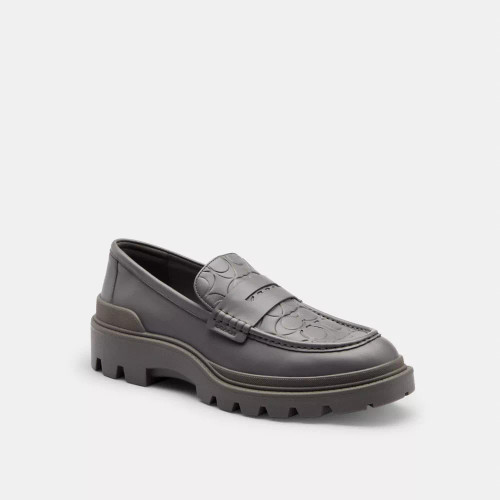 COACH Loafer With Signature Print