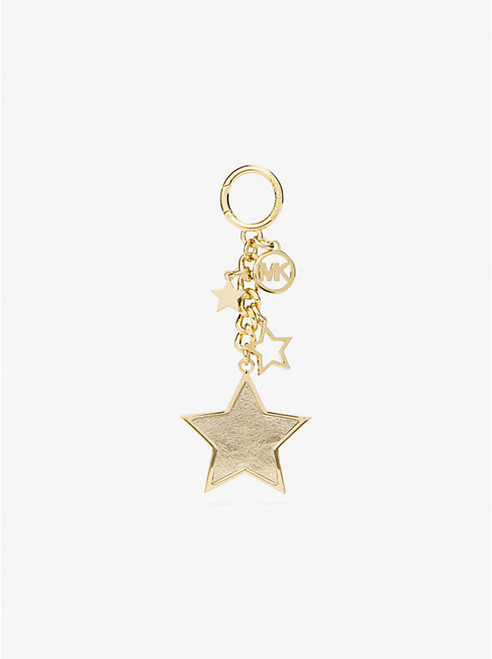 MICHAEL KORS Star Bag Charm PALE GOLD Image 1