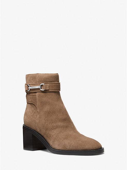 MICHAEL KORS Carson Suede Boot DRIFTWOOD Image 1
