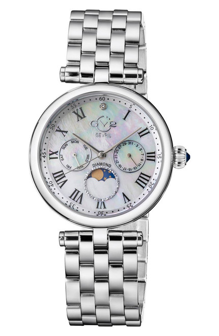 GV2 BY GEVRIL Florence Diamond Bracelet Watch, 36mm