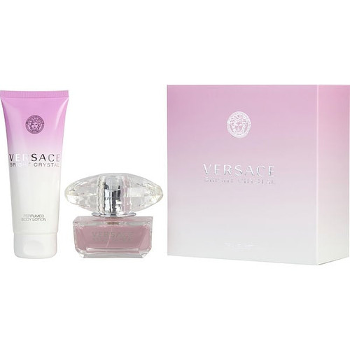 VERSACE Bright Crystal Eau De Toilette Spray 1.7 Oz & Body Lotion 3.4 Oz (Travel Offer) Image 1