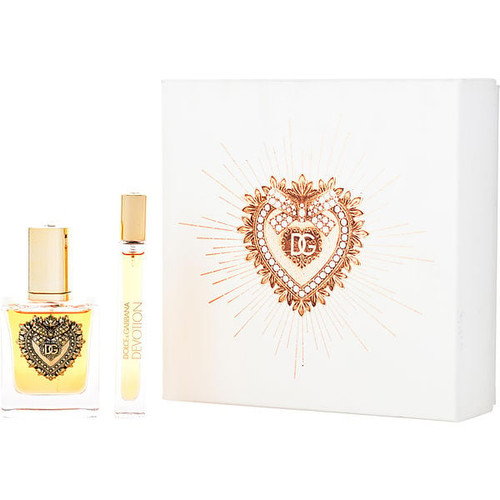 DOLCE & GABBANA Devotion Eau De Parfum Spray 1.7 Oz & Eau De Parfum Spray 0.34 Oz Image 1