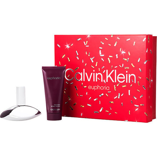 CALVIN KLEIN Euphoria Eau De Parfum Spray 1.6 Oz & Body Lotion 3.3 Oz Image 1