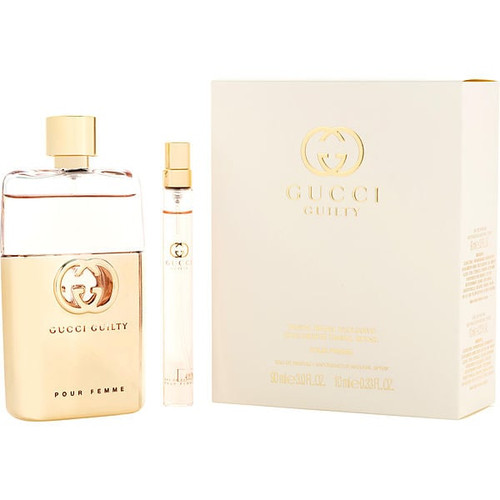 GUCCI Guilty Pour Femme Eau De Parfum Spray 3 Oz & Eau De Parfum Spray 0.33 Oz Mini Image 1