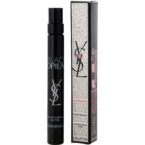 SAINT LAURENT Black Opium Glitter Eau De Parfum Spray Mini 0.34 Oz Image 1