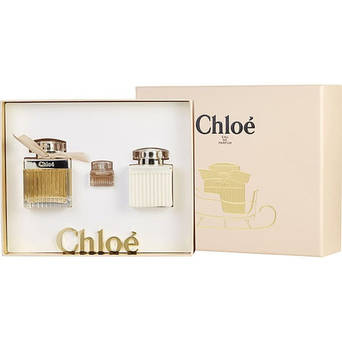 CHLOE Eau De Parfum Spray 2.5 Oz & Body Lotion 3.4 Oz & Eau De Parfum 0.17 Oz Mini Image 1