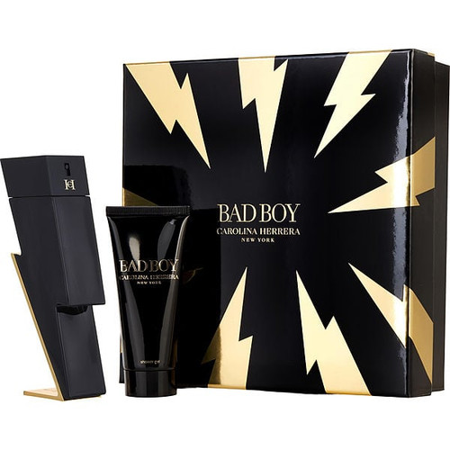 CAROLINA HERRERA Ch Bad Boy Eau De Toilette Spray 3.4 Oz & Shower Gel 3.4 Oz Image 1