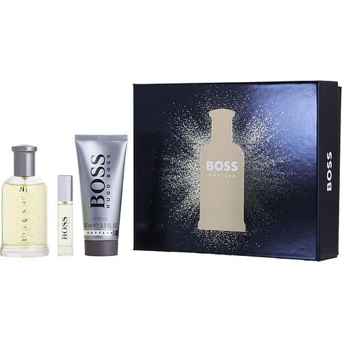 HUGO BOSS Boss #6 Eau De Toilette Spray 3.3 Oz & Shower Gel 3.3 Oz & Eau De Toilette Spray 0.33 Oz Mini Image 1