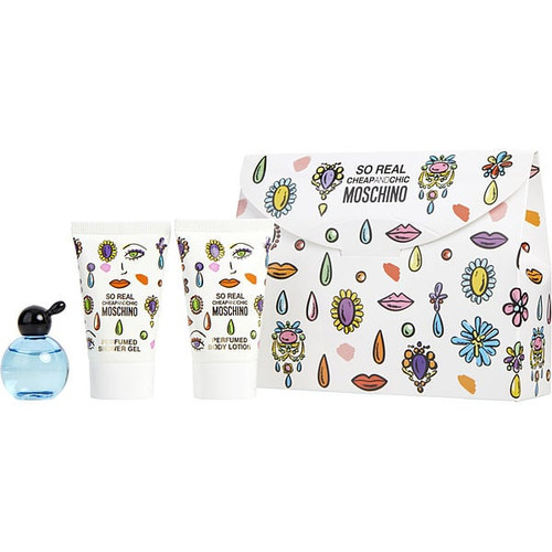 MOSCHINO Cheap & Chic So Real Eau De Toilette 0.16 Oz Mini & Body Lotion 0.8 Oz & Shower Gel 0.8 Oz Image 1