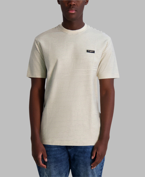 KARL LAGERFELD Textured Stripe Tee