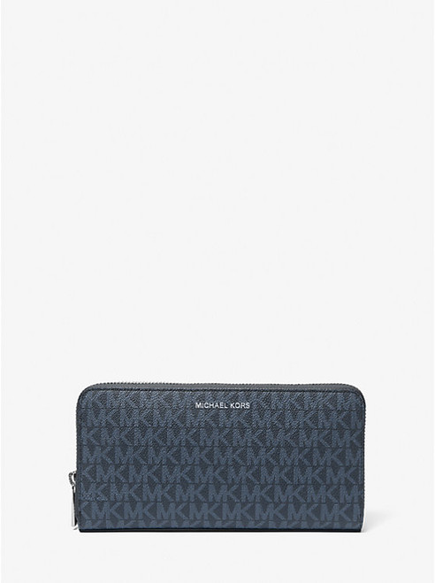 MICHAEL KORS Cooper Logo Zip-Around Wallet ADMRL/PLBLUE Image 1