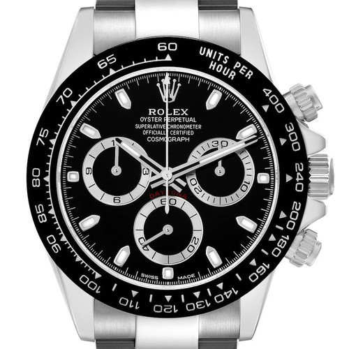 ROLEX Daytona Black Dial Steel Automatic Mens Watch 116500 Image 1