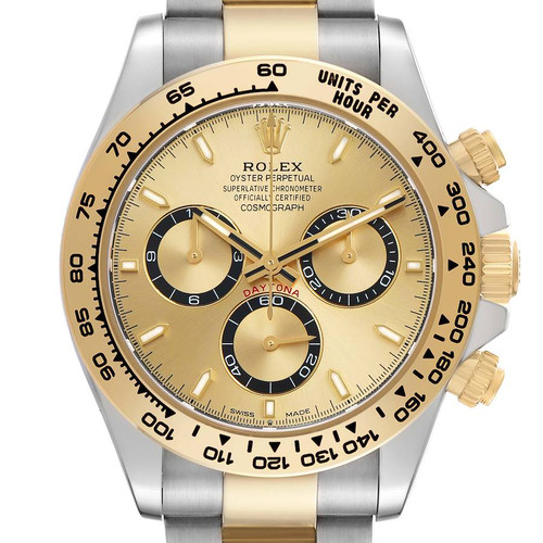 ROLEX Daytona Steel Yellow Gold Champagne Dial Mens Watch 126503 Image 1