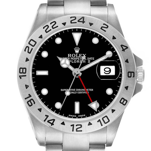 ROLEX Explorer Ii 40 Mm Black Dial Steel Mens Automatic Watch 16570 Image 1