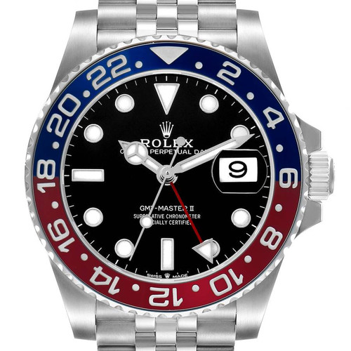 ROLEX Gmt Master Ii Blue Red Pepsi Mens Automatic Watch 126710 Image 1