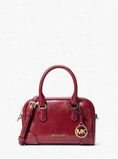 MICHAEL KORS Thompson Extra-Small Distressed Convertible Satchel (Arriving In Delhi)