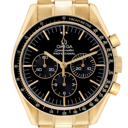 OMEGA Speedmaster Moonwatch Jubilee 27 Chro C12 Yellow Gold Watch 3191.50.00 Image 1 OMEGA Speedmaster Moonwatch Jubilee 27 Chro C12 Yellow Gold Watch 3191.50.00 Image 1