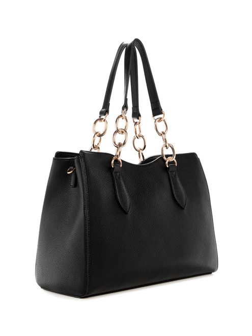 GUESS Chiarra Satchel BLACK Image 1