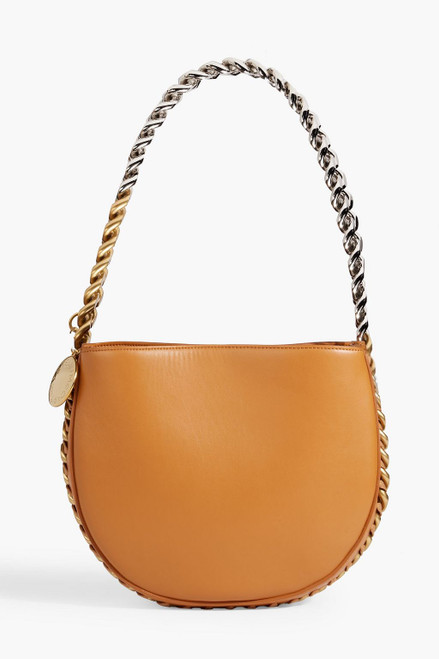 STELLA MCCARTNEY Frayme Chain-Embellished Shoulder Bag