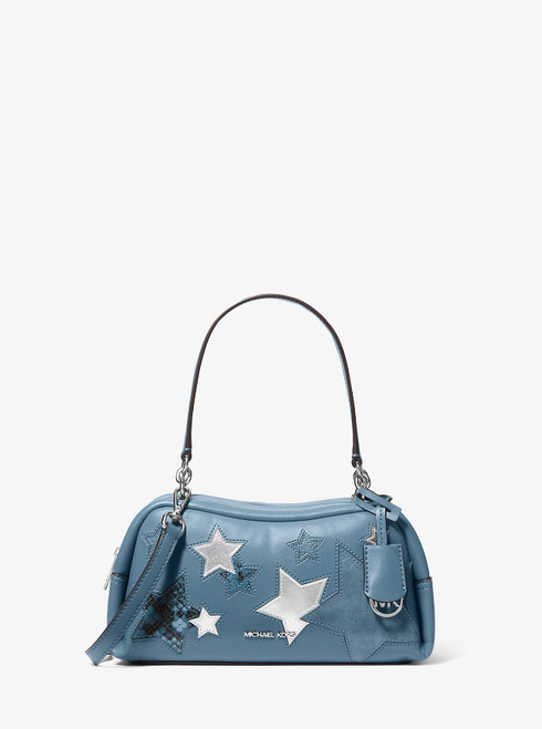 MICHAEL KORS Cecily Small Embellished Shoulder Bag Cornflower