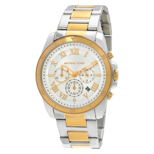 MICHAEL KORS Alek Chronograph Quartz Silver Dial Men's Watch
