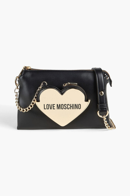 LOVE MOSCHINO Embellished Shoulder Bag - Black (Arriving In Delhi )