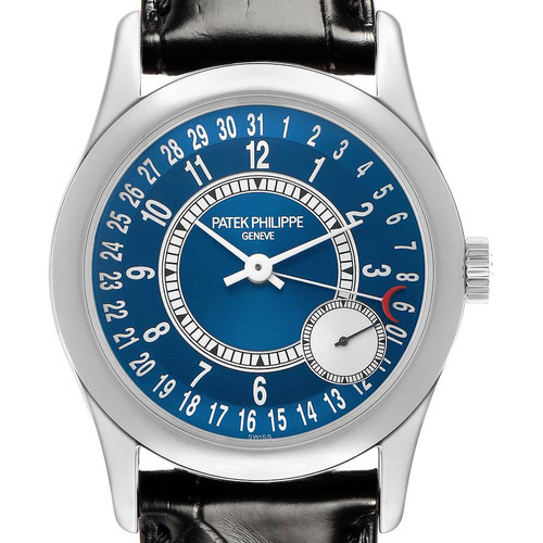 PATEK PHILIPPE Calatrava White Gold Mens Watch 6000 6000G Image 1 PATEK PHILIPPE Calatrava White Gold Mens Watch 6000 6000G Image 1