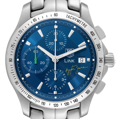 TAG HEUER Link Ayrton Senna Limited Edition Steel Mens Watch Cjf2113 Image 1