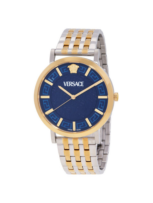 VERSACE  Greca Slim Quartz Blue Dial Ladies Watch (Arriving In Delhi)
