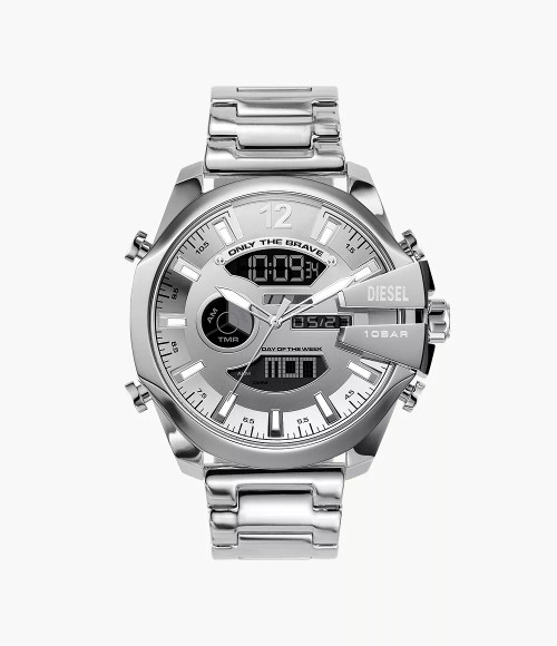 DIESEL Mega Chief Ana-Digi Stainless Steel Watch Dz4648 Image 1 DIESEL Mega Chief Ana-Digi Stainless Steel Watch Dz4648 Image 1