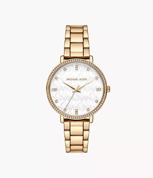 MICHAEL KORS Pyper Three-Hand Stainless Steel Watch Mk4919 Image 1