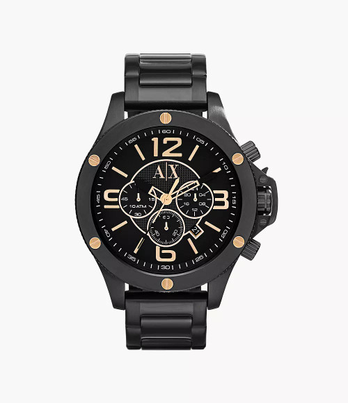 ARMANI EXCHANGE Chronograph Black Stainless Steel Watch Ax1513 Image 1 ARMANI EXCHANGE Chronograph Black Stainless Steel Watch Ax1513 Image 1