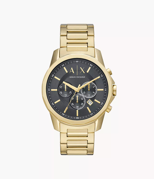ARMANI EXCHANGE Chronograph Gold-Tone Stainless Steel Watch Ax1721 Image 1 ARMANI EXCHANGE Chronograph Gold-Tone Stainless Steel Watch Ax1721 Image 1